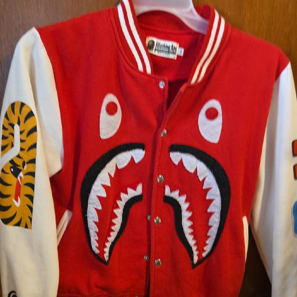 Red and White Kids Jacket